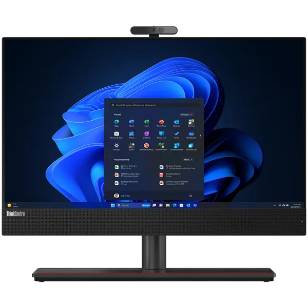 LENOVO ThinkCentre M90a Gen 5 AIO 23.8" FHD IPS TOUCH, Intel Core i5 14500 vPro, 16GB DDR5, 1TB SSD, 3x USB-A 3.2, 1x USB-C, HDMI In/Out, RJ-45, WiFi 6E, BT5.3, BH USB Kyb+Mouse, Win 11 Pro, Black, 3Yr